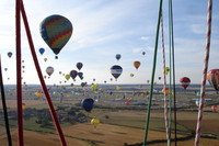 ballonvaart boven West-Vlaanderen